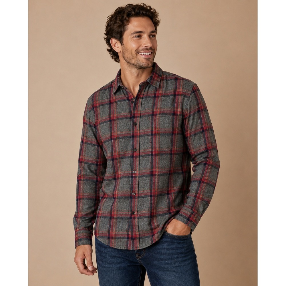 Toad&Co Shirt Plaid Organic Cotton Long Sleeve Button Down Casual Mens S